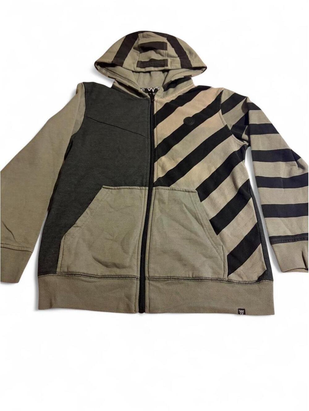 Shaun White Color Block Striped Hoodie — Size M (8/10)